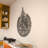 Ayatul Kursi Islamic Metal Wall Decor – Single Piece Arabic Calligraphy Wall Art – Ready to Hang Black Steel Design-701110907-701110905