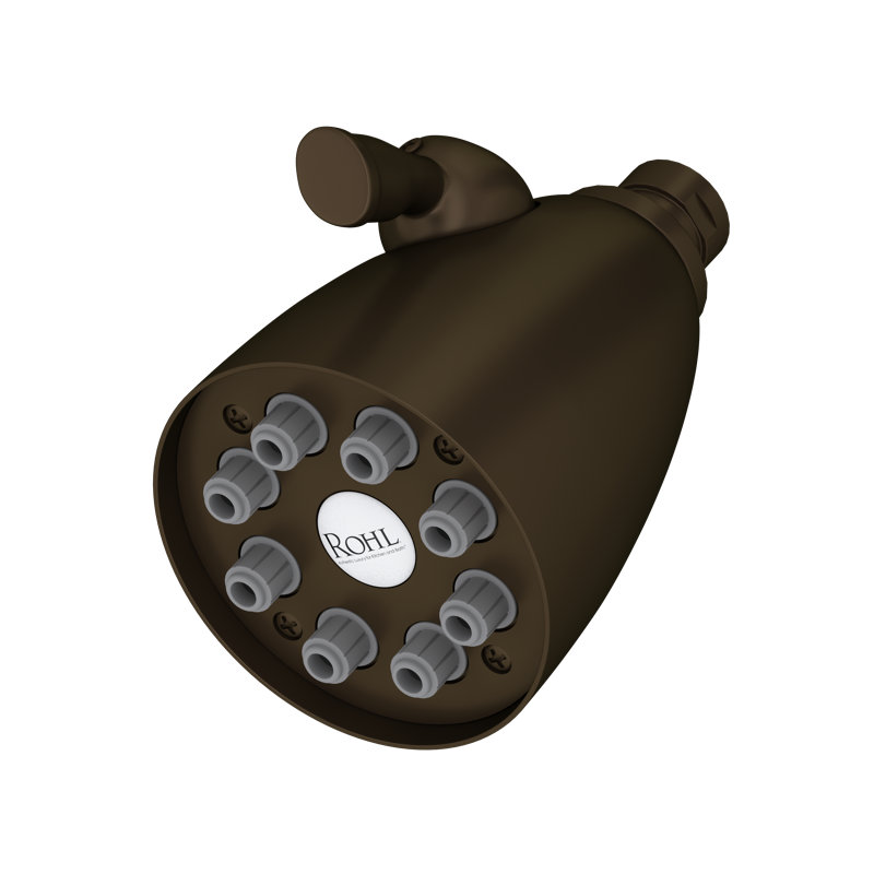 Calliano 4" Multi-Function Showerhead, Tuscan Brass