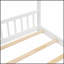 Lit en bois en forme de maison pour enfants, SparImagination et assurant un sommeil confortable-1847360400