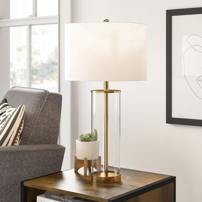 Silberston Glass Standard Table Lamp