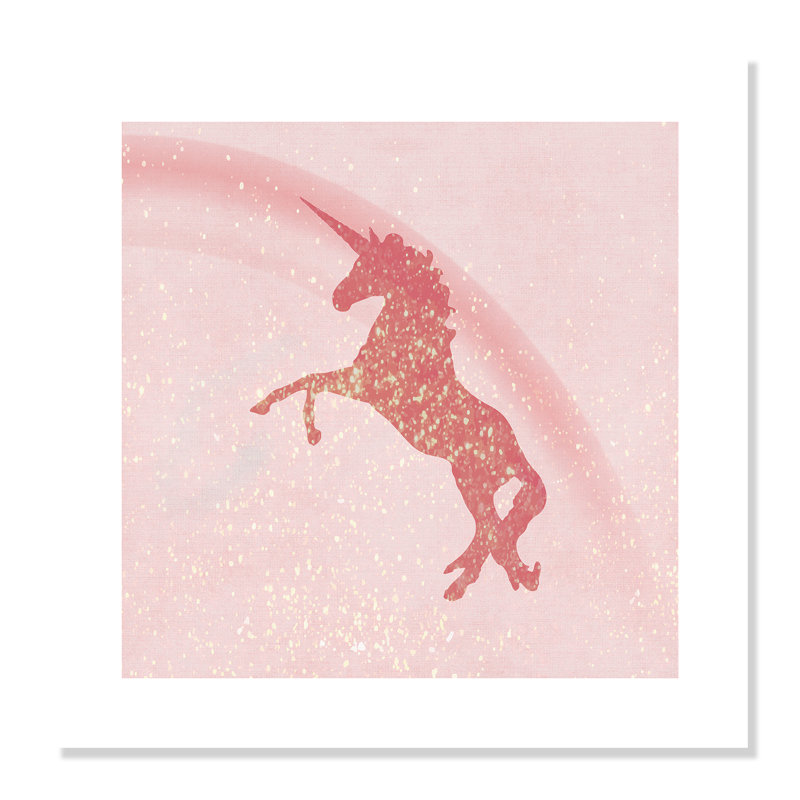Paillettes licorne 2, H 10 po x l 10 po x P 1 po, Papier