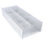 Étagère en métal robuste à 6 niveaux certifiée NSF, capacité de 6 000 lb, unité de rangement blanche-130134705