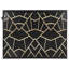 Grand lit escamotable pliant latéral de taille grand avec motif imprimé tendance, éclairage DEL sous le lit et prise USB intégrée - Design peu encombrant - noir-131374039-131374041