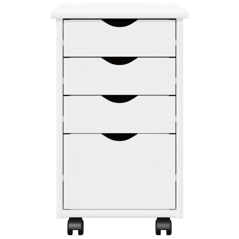 Solid Wood Standard Accent Chest, White