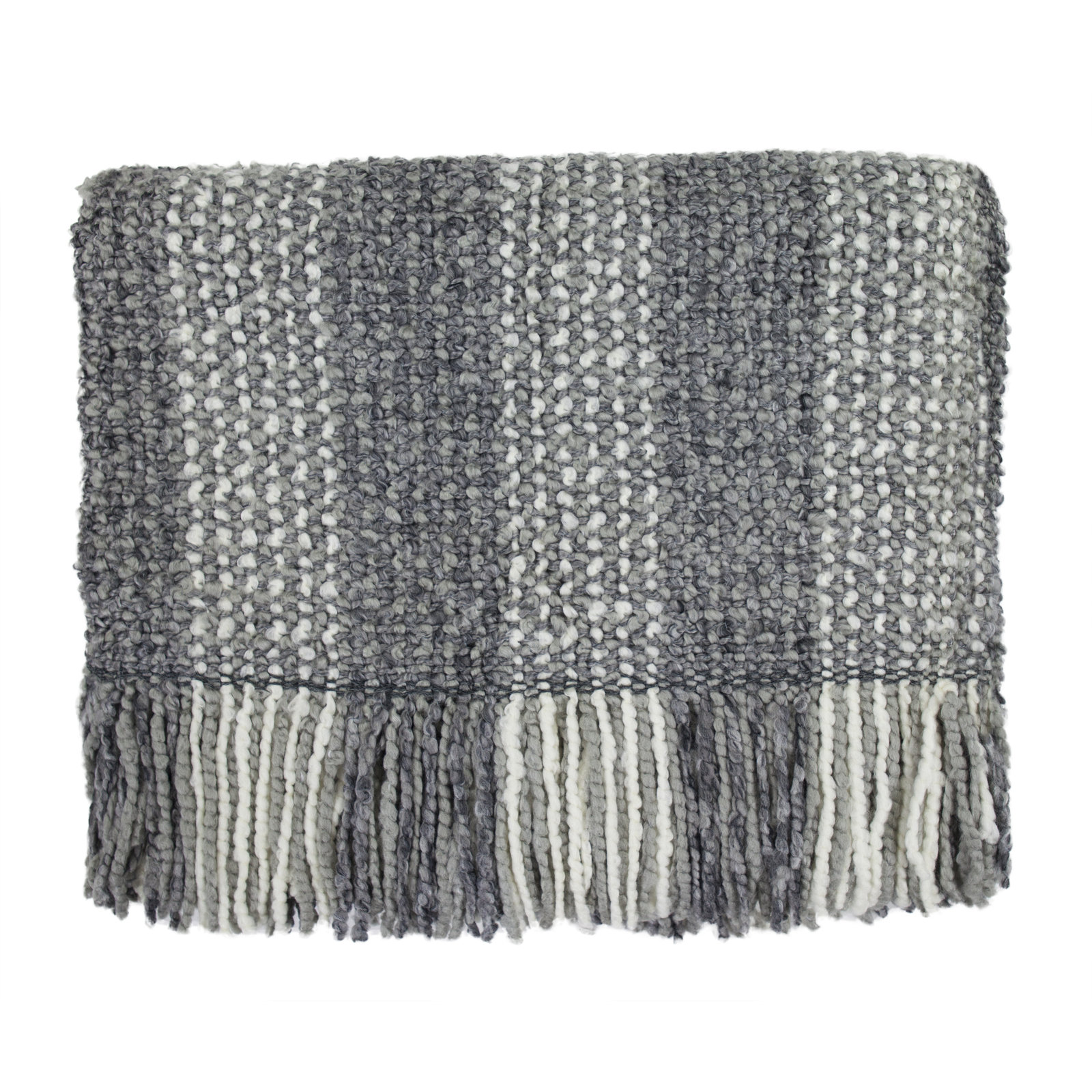 Hand Woven Throw Blanket, Smoke