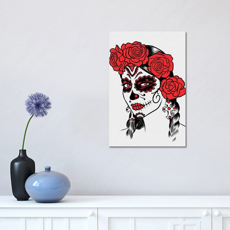 Mexican Girl Dead by Alberto Perez - Wrapped Canvas Print, 45.72cm H x 30.48cm W x 1.91cm D