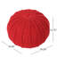 Pouf tricoté, sac de pois-184765266
