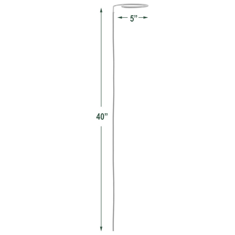 Support à plantes Dowsing, boucle de 40 po, 5 po