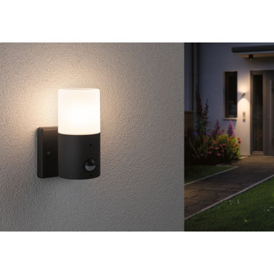 17.5cm H Outdoor Wall Light With Arm