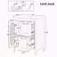 Meuble-lavabo 24 po avec lavabo, meuble-lavabo avec deux tiroirs et porte, tablette réglable, bois massif et panneau de fibres à densité moyenne-854687860
