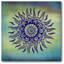 « yoga blues i », reproduction d’impression sur toile tendue