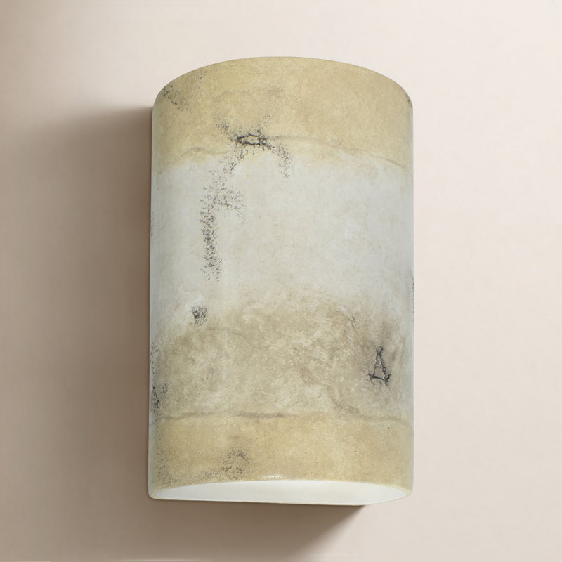 Nomad Ceramic Wall Light, Greco Travertine