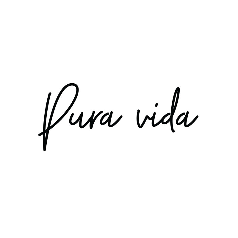 Pura Vida - Wrapped Canvas Print, 30cm H x 30cm W x 3.8cm D