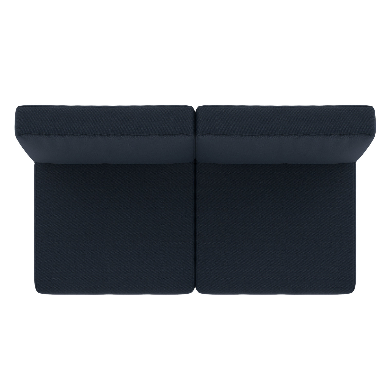 24" Sunbrella® Loveseat Seat and Back Cushion, Canvas Navy Sunbrella® Canvas