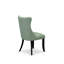 Chaises de salle à manger Dallas Parson - ensemble de 2 chaises capitonnées en polyester vert capitonné-216481497