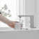 Single-Hole Bathroom Faucet with Drain Assembly