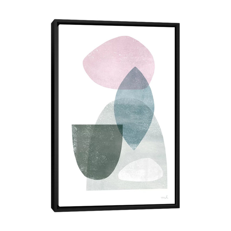 « rêve iv », reproduction d’impression sur toile tendue, H 26 po x l 18 po x P 1,5 po, Toile avec cadre noir, Pas de tapis