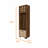 12-Bottle 2-Shelf 1-Drawer Bar Cabinet