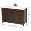 Ensemble de meuble-lavabo simple 48 po Slayton-280410185