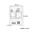 Buffet simple en bois massif