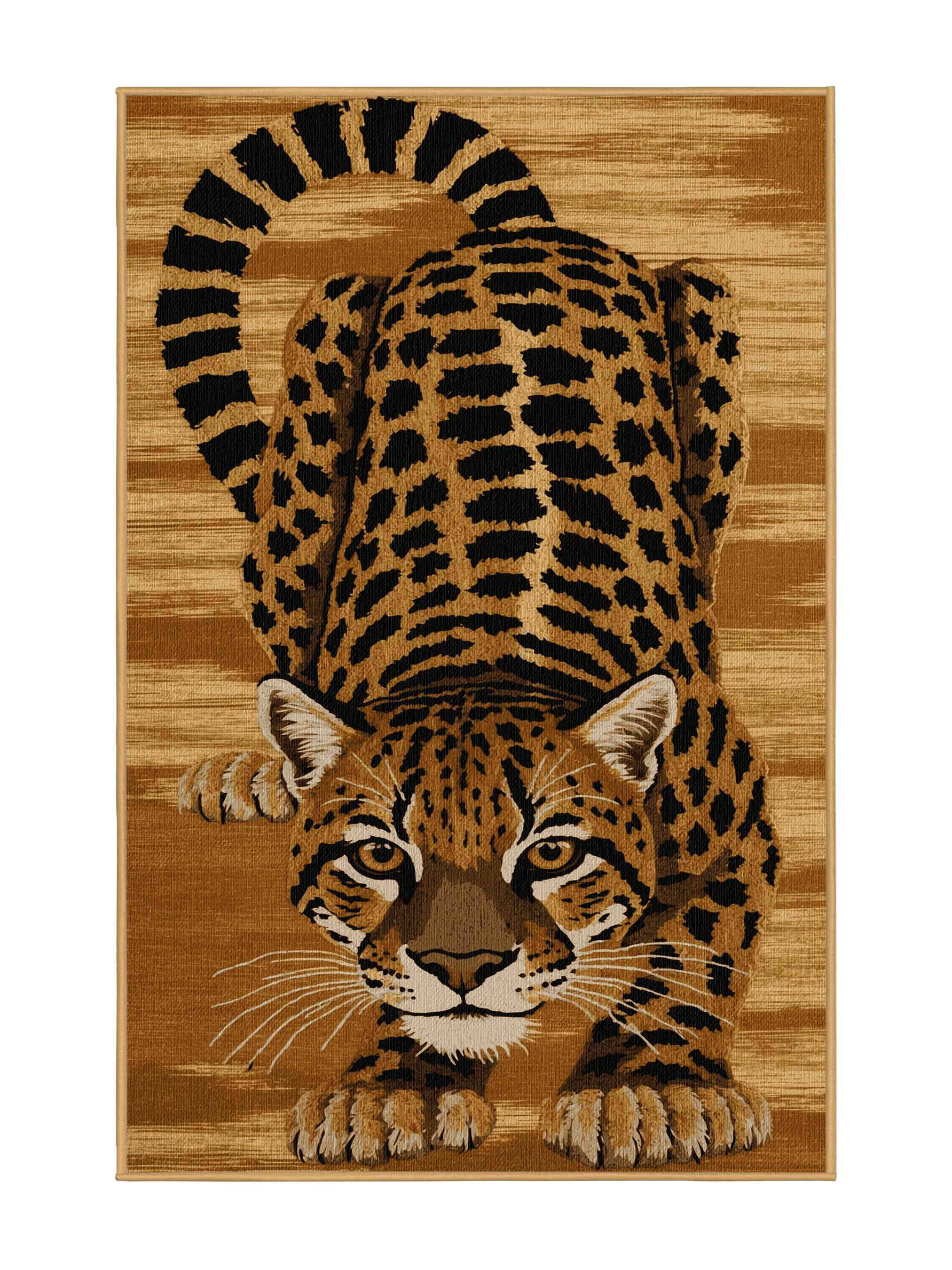 Foundry Select Washable Ocelot Big Cats Area Rug - Wayfair Canada