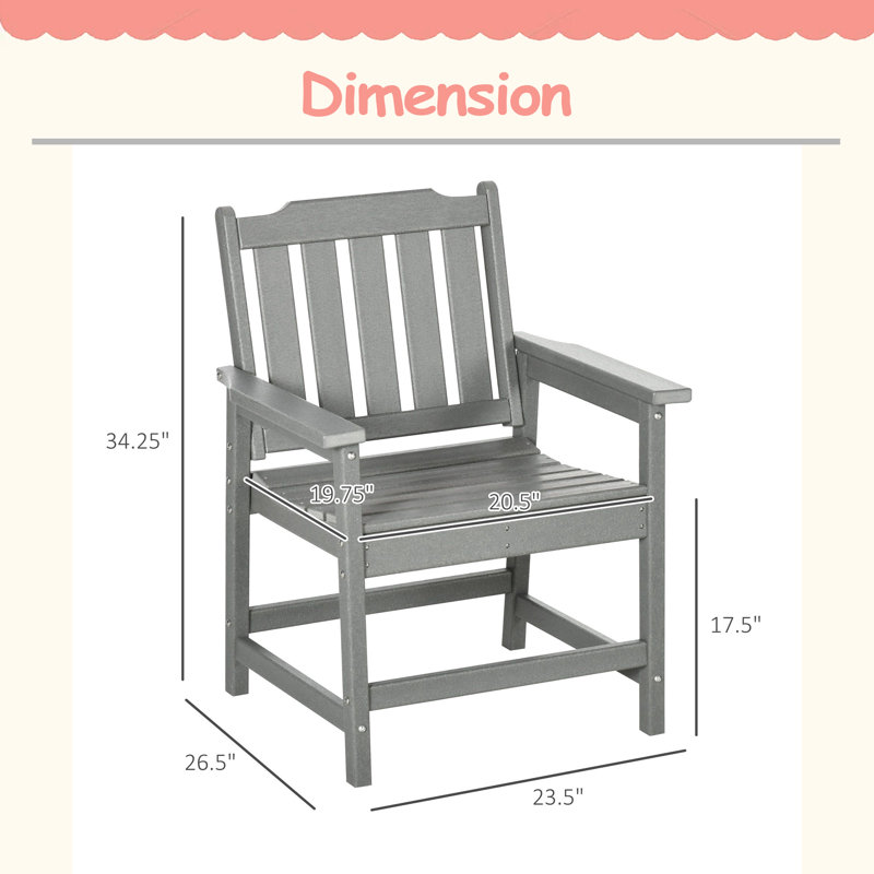 Chaise de salle à manger d'extérieur