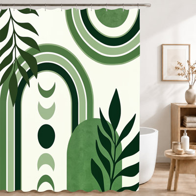 Shower Curtain with Hooks Included
