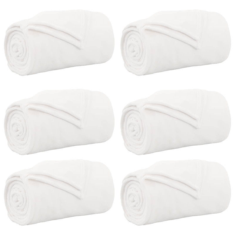 3-32 Throw Blanket, 240cm x 220cm, White