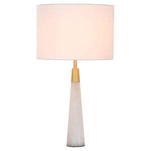 Tenedos Gold/White Table Lamp