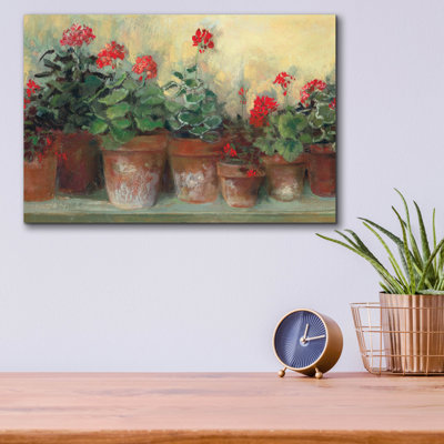 " Kathleens Geraniums " by Carol Rowan