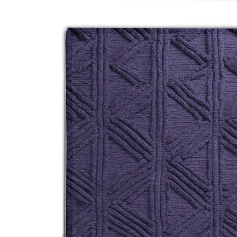 Tapis mauve intérieur et extérieur Trellis, Rectangulaire 8 pi x 10 pi