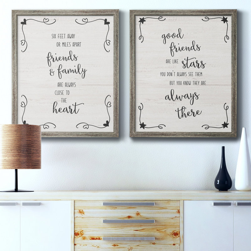 Cadre photo, ensemble d'art textuel sur toile