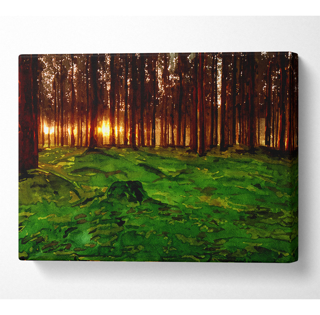 Beyond The Trees - Kunstdrucke auf Leinwand - Wrapped Canvas