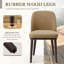 Chaise rembourrée en bois massif avec tissu doux-146253733