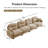 Four - Seater Modular Sectional Couch
