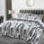 Grey/White Striped