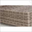 Causeuse d'extérieur en osier de 66 pouces entièrement assemblée avec coussins en oléfine confortables et durables, parfaits pour les porches et les patios