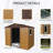 8Ft X 4Ft Outdoor Metal Storage Shed Backyard, Patio, Lawn