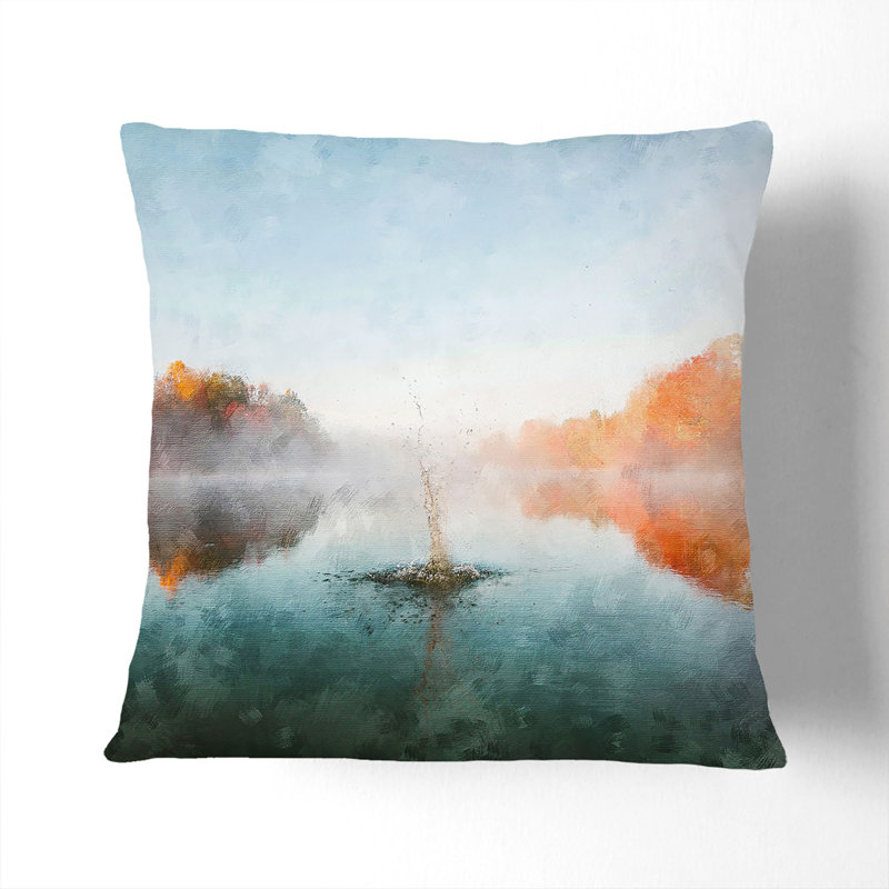 Square Throw Cushion, 40cm H x 40cm W x 15cm D