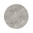 Top Brass Extendable Round Stone Top Dining Table