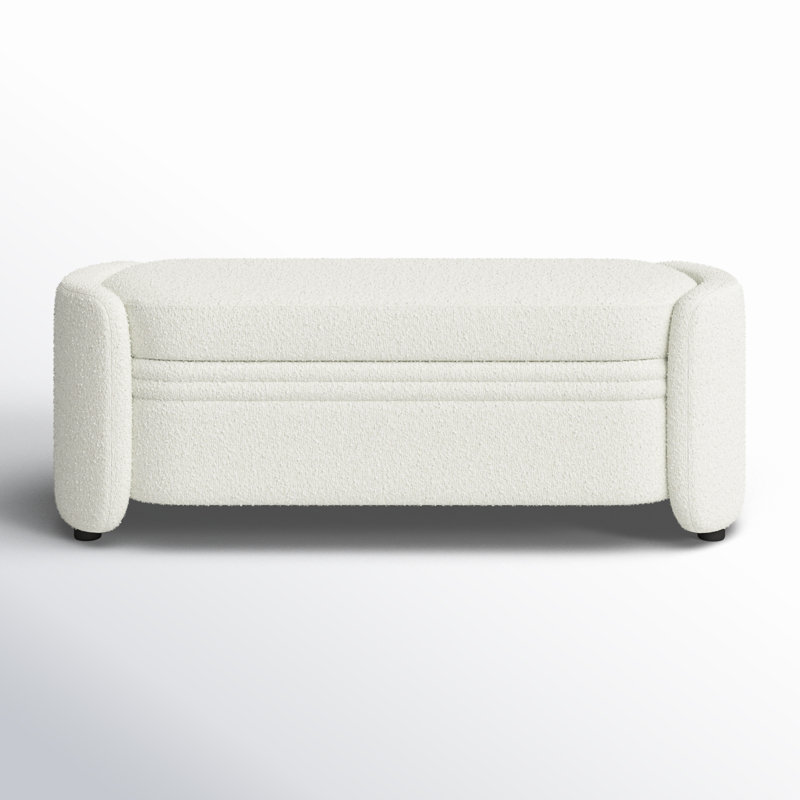 Banc de rangement Azaline, Beige