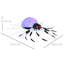 Amettes 5FT Long Halloween Inflatable Spider Hanging Giant Spider