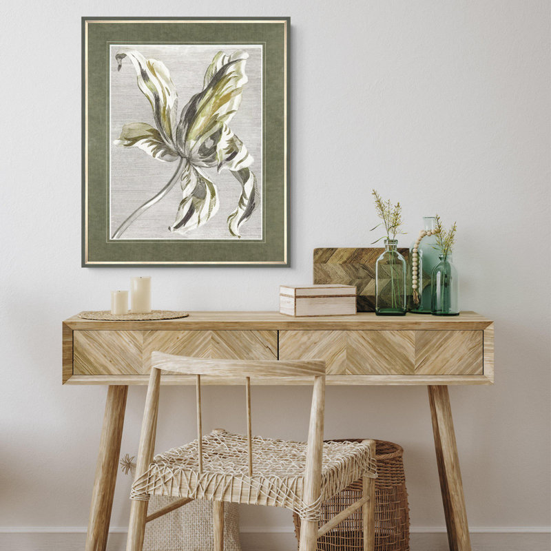 Tulip Bloom Framed Art