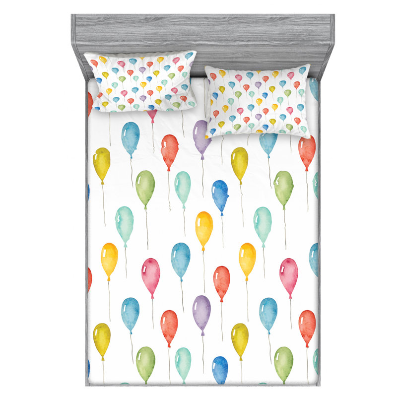Microfiber Sheet Set, Full Sheet Set with Fitted Sheet