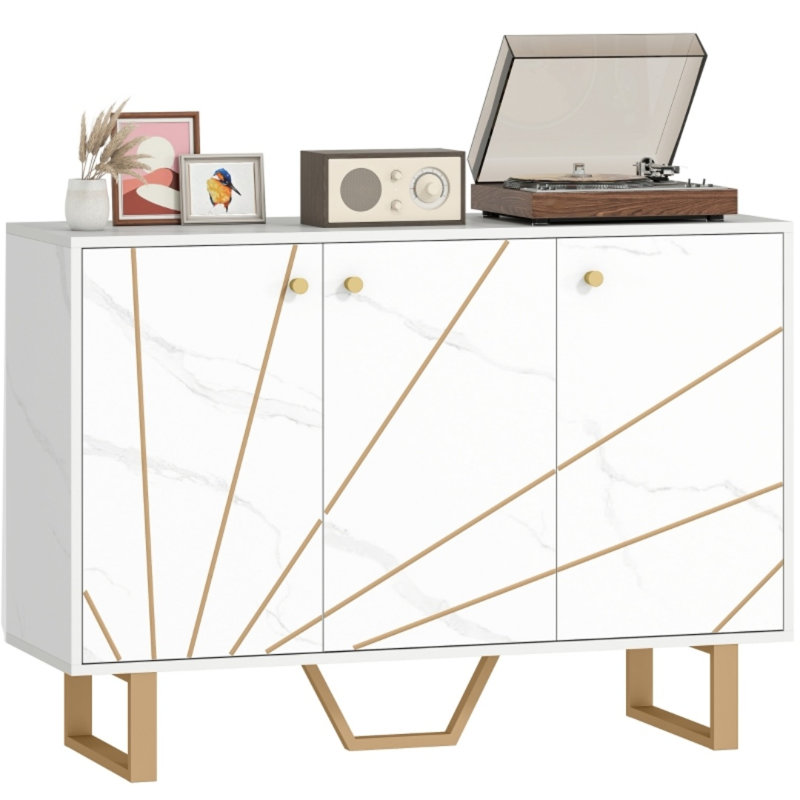 107cm Sideboard, White