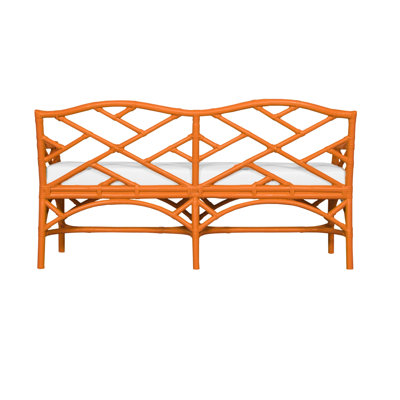 Chippendale Upholstered Bench