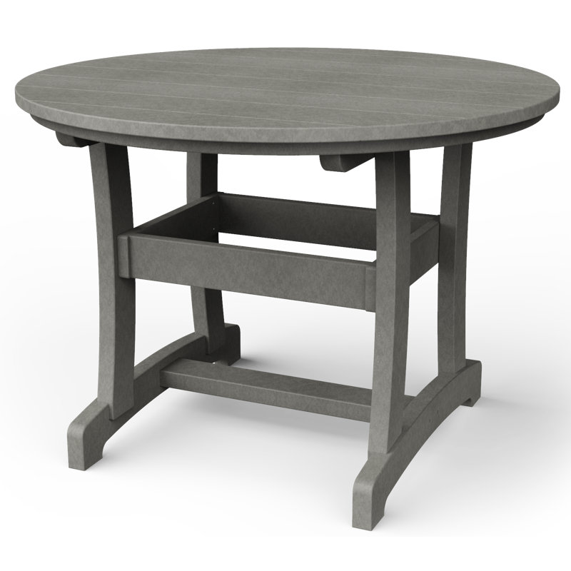 Table de salle à manger Stella, H 42 po x l 42 po x P 42 po, Gris clair