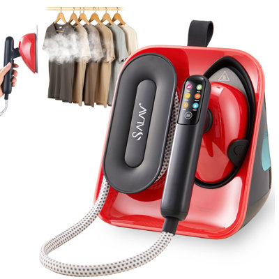 SALAV Deluxe Duopress Steam Station in Red
