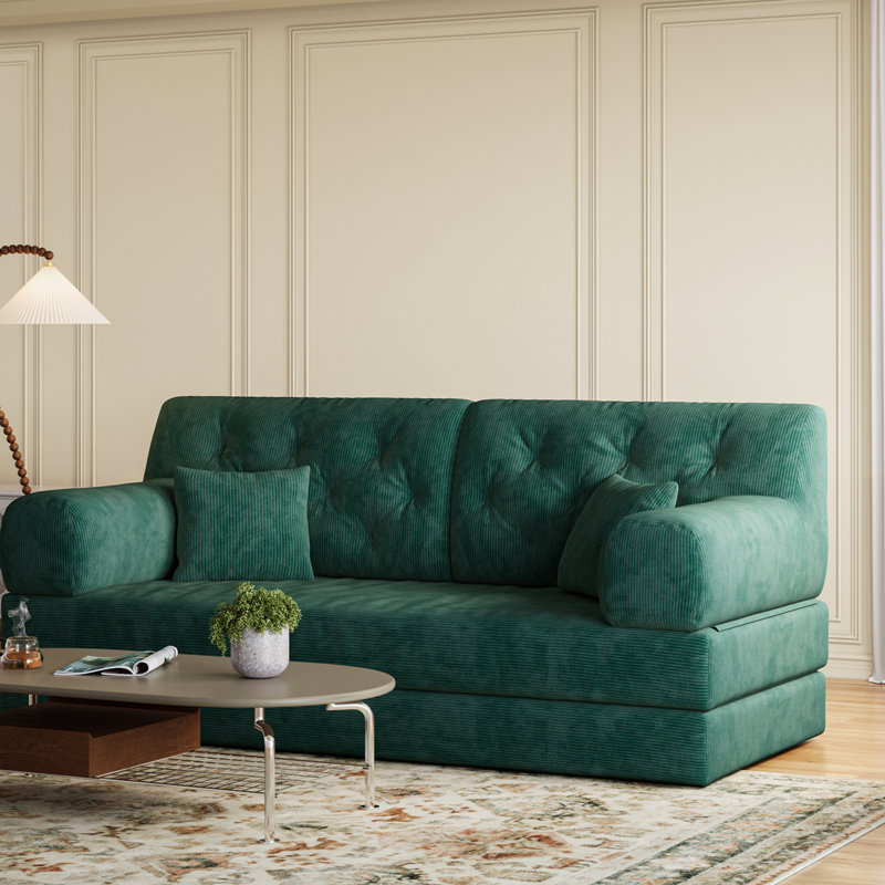 Modular sofa, convertible pudding block sofa