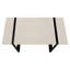 Bureau de bureau à domicile contemporain de 124 cm (49 po) - Plateau en stratifié taupe avec pieds en métal noir et structure robuste pour ordinateur